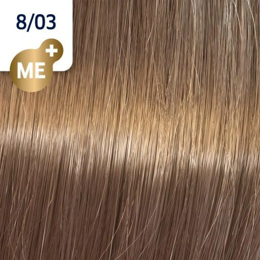Wella Koleston Perfect Me+ Hajfesték - 8/03 - 60ml - Természetes Aranyló Világosszőke főképe